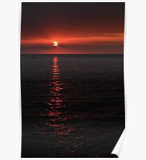 Kona Sunset Poster