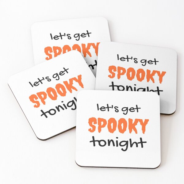 Item preview, Let's Get Spooky Tonight Funny 80s Halloween Design designed and sold by MiaDelelai.