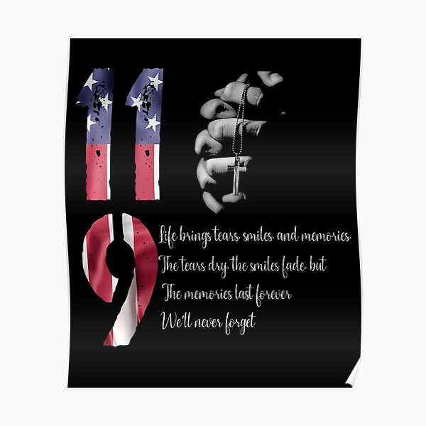 11-9 Patriots Day Pray To Victims Meaning Quote Poster