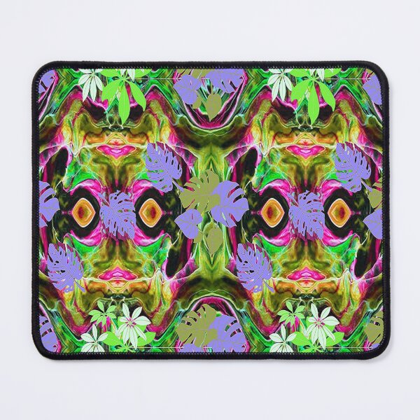 Item preview, Fantasy Forest Psychedelic Pattern with Leaves, 3,Graphic Psychedelic Abstract Art, Inspired by Nature-floral abstract art, Graphic Psychedelic Abstract Art, Inspired by Nature-floral abstract art designed and sold by Adri Barnard.