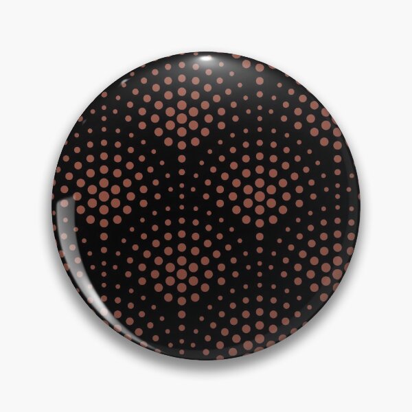 Item preview, Clay Brown and Black Polka Dot Scallop Pattern Pairs Sherwin Williams 2022 Popular Color Sierra Redwood SW 7598 - Colour Trends- Shade - Hue designed and sold by ColorOfTheYears.