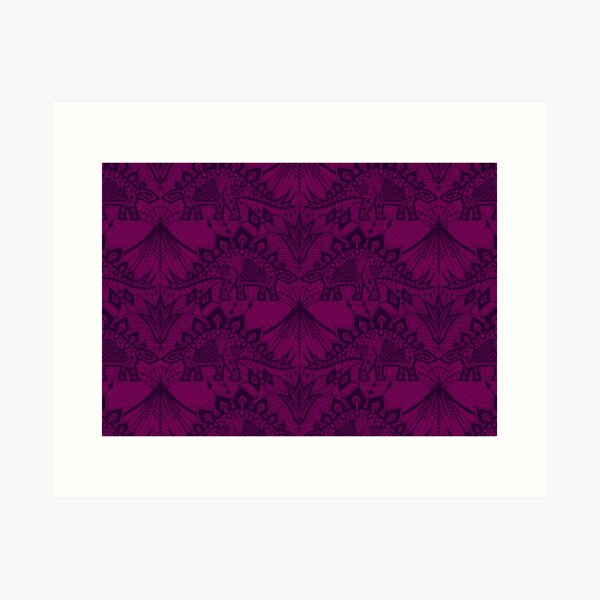 Item preview, Dentelle Stégosaure - Violet designed and sold by Andrea Muller.