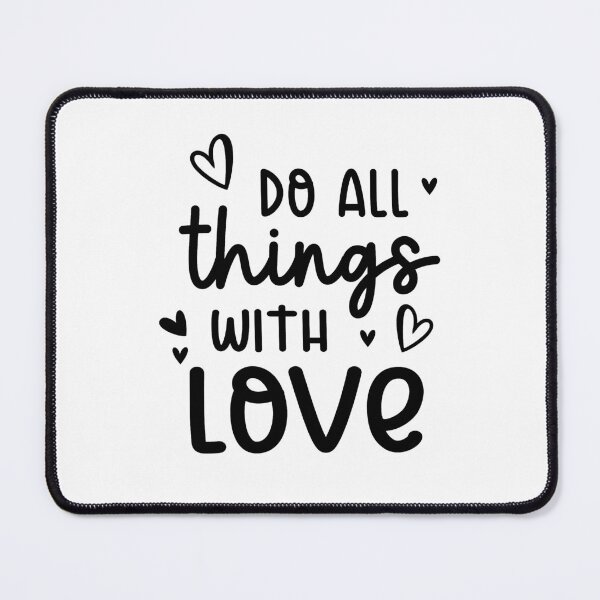 Item preview, Do All Things With Love designed and sold by ilustraliza.