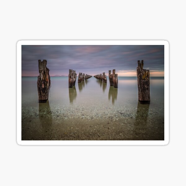 Old Clifton Springs Jetty, Victoria Sticker