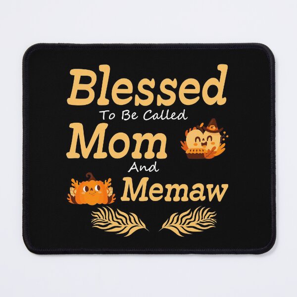 Item preview, Blessed To Be Called Mom And Memaw Pumpkin Thanksgiving - mom thanksgiving gifts designed and sold by NiceSpot.