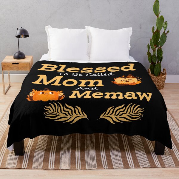 Item preview, Blessed To Be Called Mom And Memaw Pumpkin Thanksgiving - mom thanksgiving gifts  designed and sold by NiceSpot.