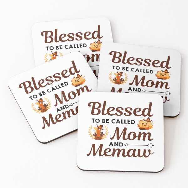 Item preview,  Blessed To Be Called Mom And Memaw Pumpkin Thanksgiving - mom thanksgiving gifts  designed and sold by NiceSpot.