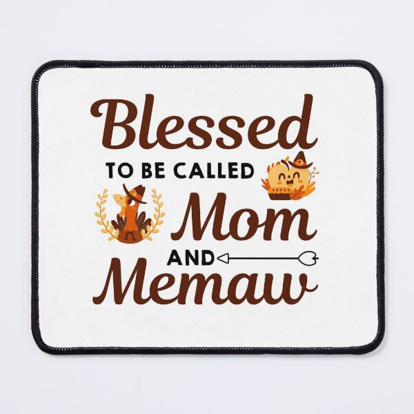 Item preview, Blessed To Be Called Mom And Memaw Pumpkin Thanksgiving - mom thanksgiving gifts designed and sold by NiceSpot.