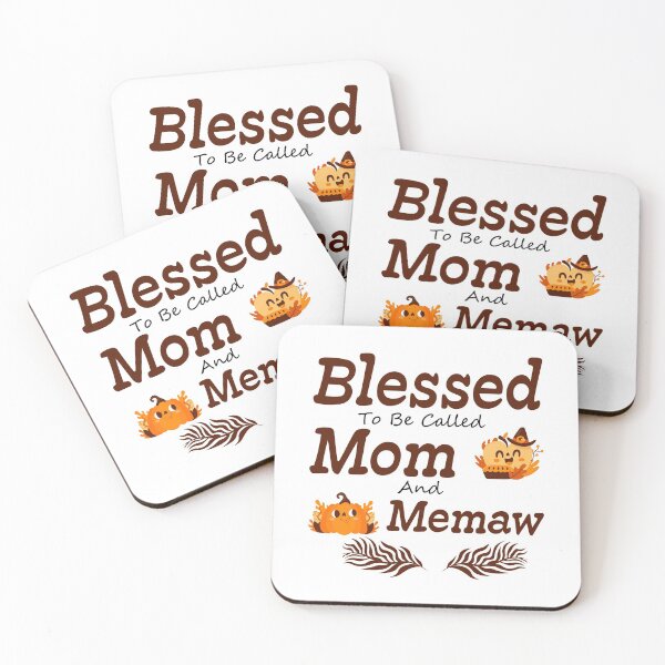 Item preview, Blessed To Be Called Mom And Memaw Pumpkin Thanksgiving - mom thanksgiving gifts  designed and sold by NiceSpot.