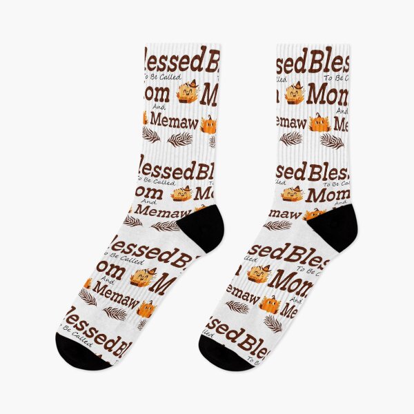 Item preview, Blessed To Be Called Mom And Memaw Pumpkin Thanksgiving - mom thanksgiving gifts  designed and sold by NiceSpot.
