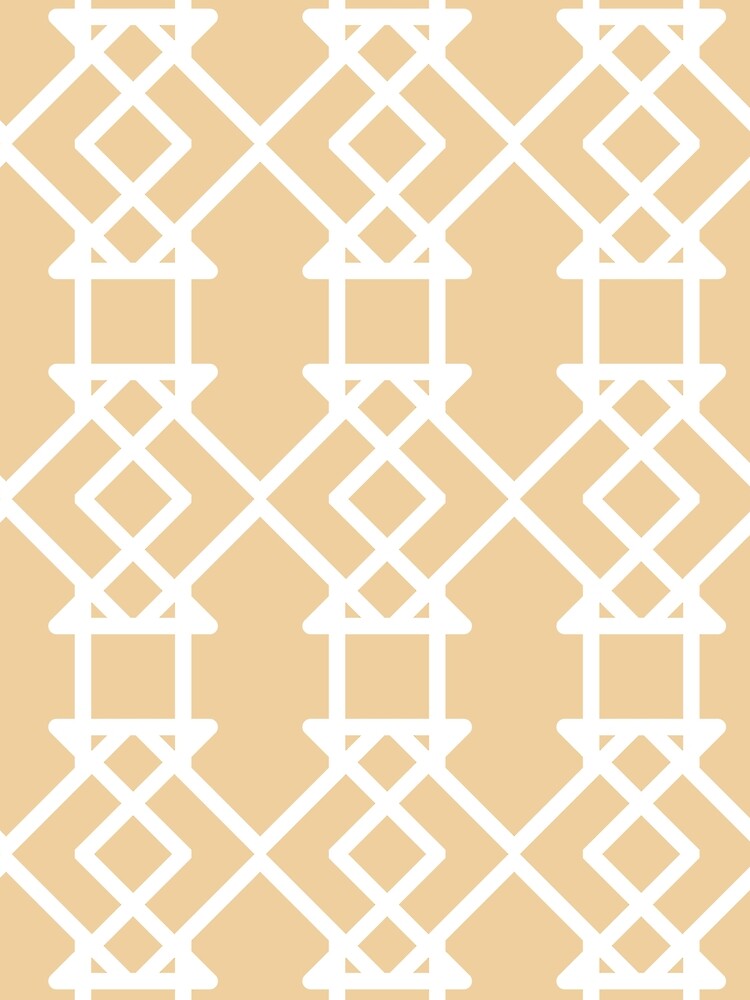 Thumbnail 3 von 3, Tuch, Peach and White Tessellation Line Pattern 27 Pairs Sherwin Williams 2022 Popular Color Peace Yellow SW 2857 - Colour Trends- Shade - Hue designt und verkauft von ColorOfTheYears.
