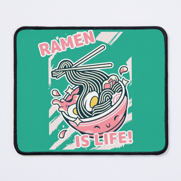 Item preview, Ramen Is Life Kawaii Ramen Bowl designed and sold by Meek-Anime.