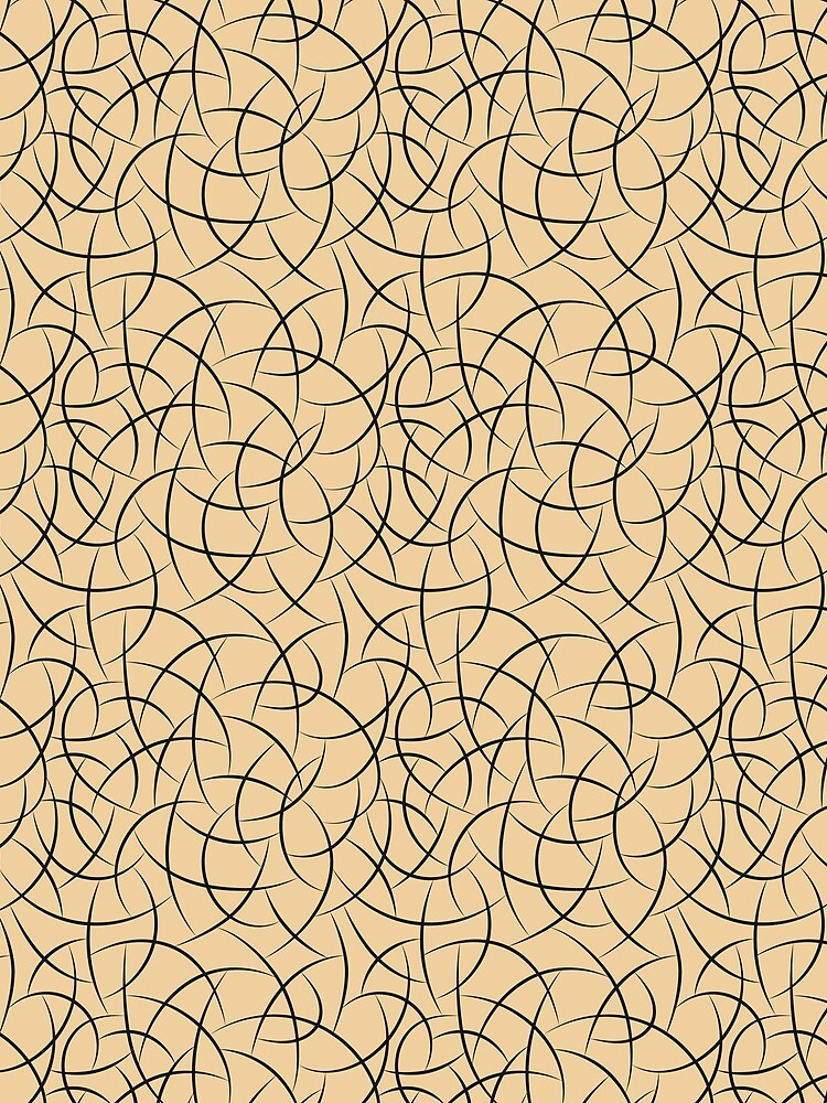 Thumbnail 3 von 3, Tuch, Peach and Black Abstract Crescent Shape Pattern Pairs Sherwin Williams 2022 Popular Color Peace Yellow SW 2857 - Colour Trends- Shade - Hue designt und verkauft von ColorOfTheYears.