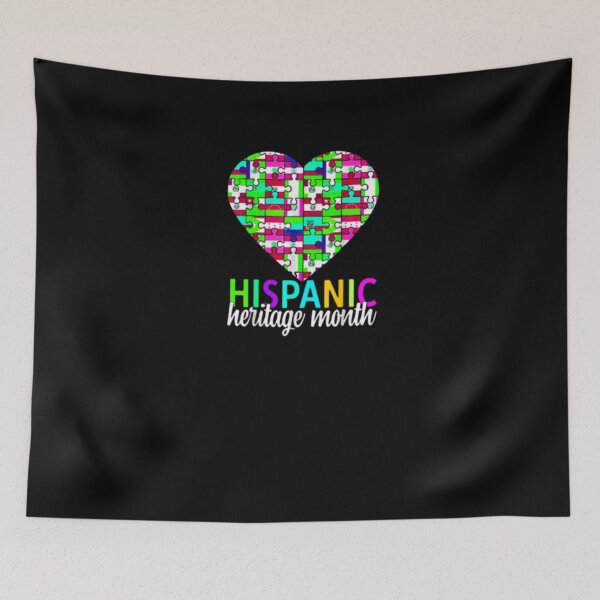 Item preview, Hispanic Heritage Month all Countries Flags heart men women T-Shirt designed and sold by spolayastore.