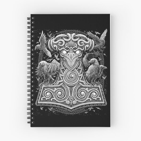 Item preview, Thors Raven Hammer Norse Viking Pagan Mjolnir  designed and sold by BluePagan.