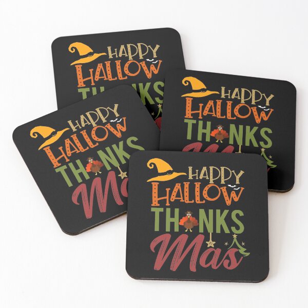 Item preview, HallowThanksMas - Funny Holiday Happy HallowThanksMas Halloween Christmas Thanksgiving Family designed and sold by ALITOPRINCE.