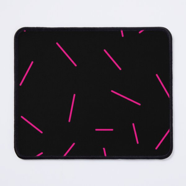 Item preview, Dancing pink dashes black background designed and sold by oxoxoxo.