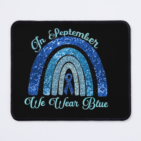 Item preview, In September we wear blue Hydrocephalus rainbow - hydrocephalus awareness designed and sold by Designs Of all kinds.