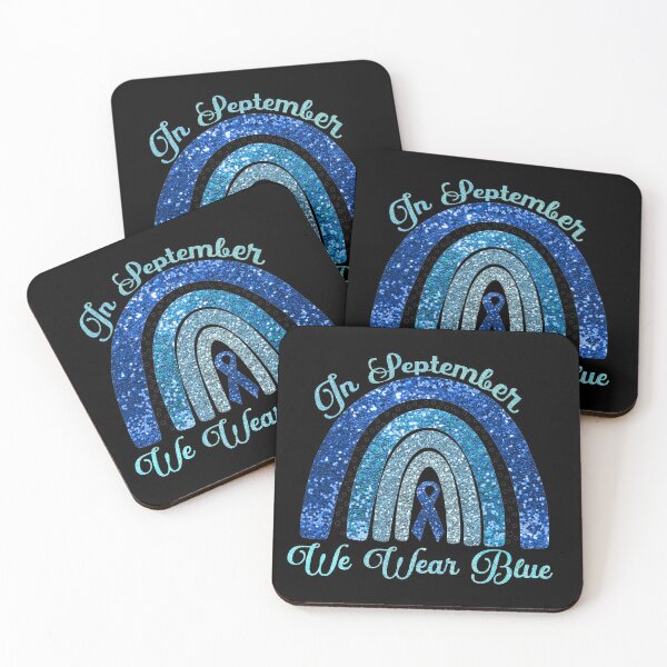 Item preview, In September we wear blue Hydrocephalus rainbow - hydrocephalus awareness  designed and sold by Designs Of all kinds.