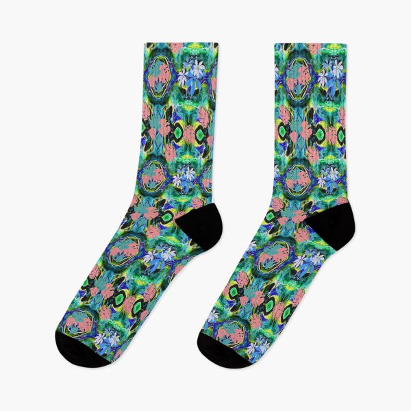 Item preview, Fantasy Forest Psychedelic Pattern with Leaves, 6,Graphic Psychedelic Abstract Art, Inspired by Nature-floral abstract art, Graphic Psychedelic Abstract Art, Inspired by Nature-floral abstract art designed and sold by Adri Barnard.