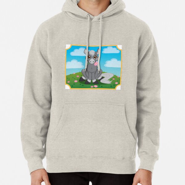 Flower Pony Pullover Hoodie