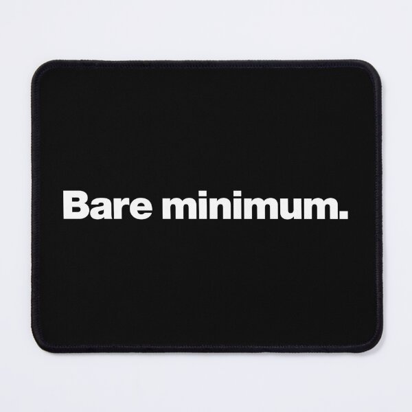 Item preview, Bare Minimum (white) designed and sold by dudethecreator.