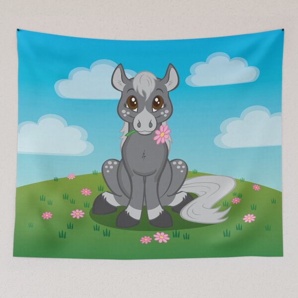 Item preview, Flower Pony designed and sold by Crafty As A Coyote.