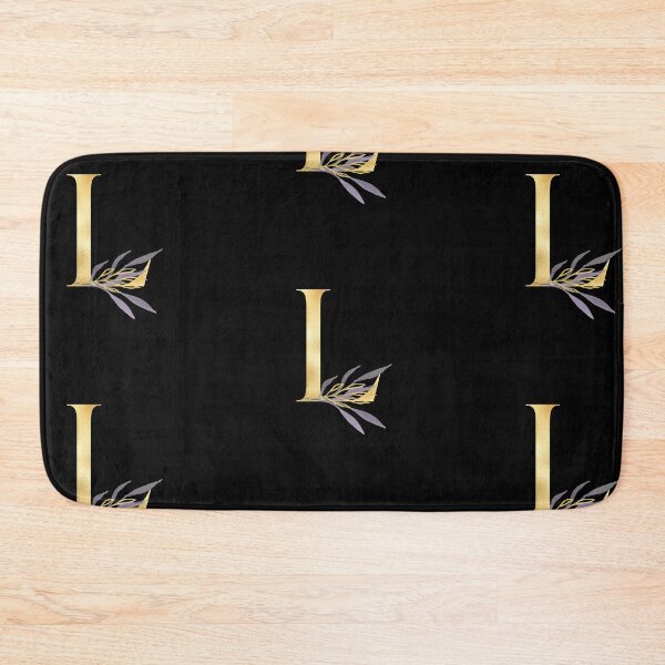 Item preview, Gold Floral Alphabet Letter L designed and sold by Trinket-Trickster.