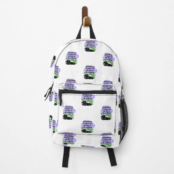 Item preview, Sometimes it takes me all day to do nothing, panda life designed and sold by Manoroma.