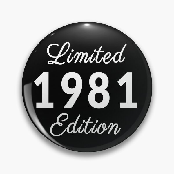Item preview, 1981 birthday designed and sold by Simple Text.