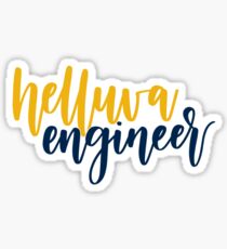 Helluva Engineer Georgia Tech Sticker