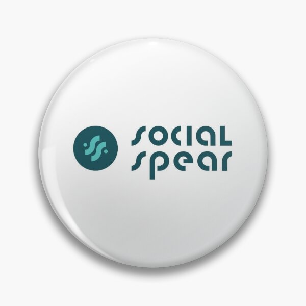 Artikelvorschau, Social Spear weißes Logo entworfen und verkauft von FSUCCI.