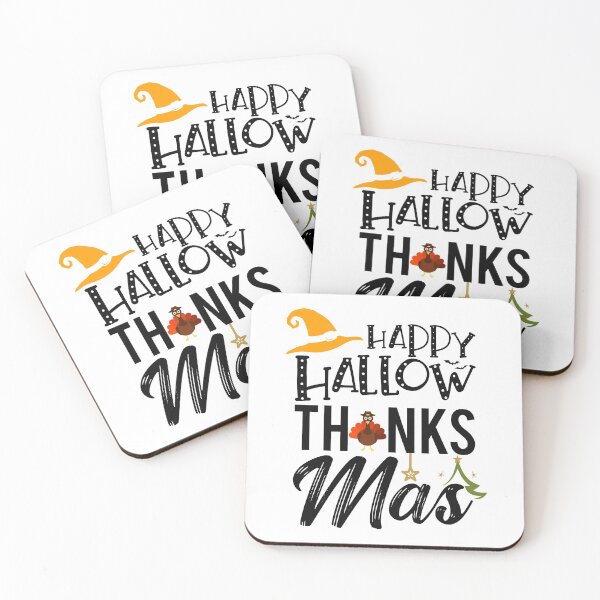 Item preview, HallowThanksMas - Funny Holiday Happy HallowThanksMas Halloween Christmas Thanksgiving Family designed and sold by ALITOPRINCE.