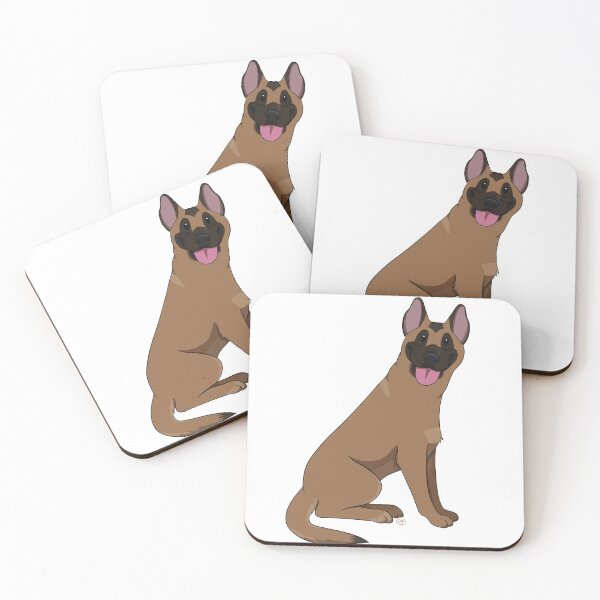 Item preview, Puppy Love 2: Belgian Malinois "Archer" (Fawn) designed and sold by Sophie Mattocks.