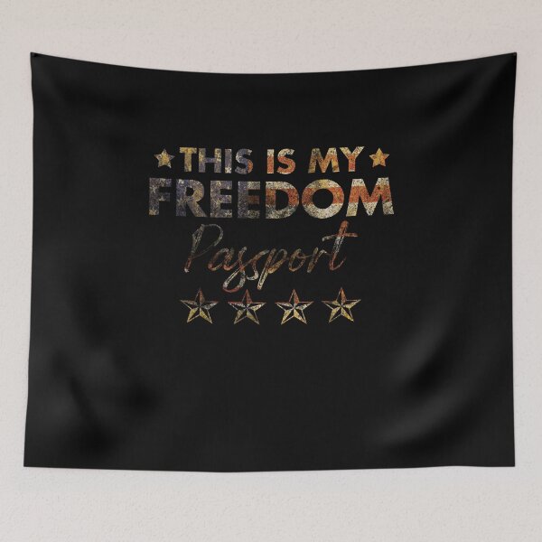 Item preview, This is My Freedom Passport USA Flag Medical Freedom designed and sold by Amineharoni.