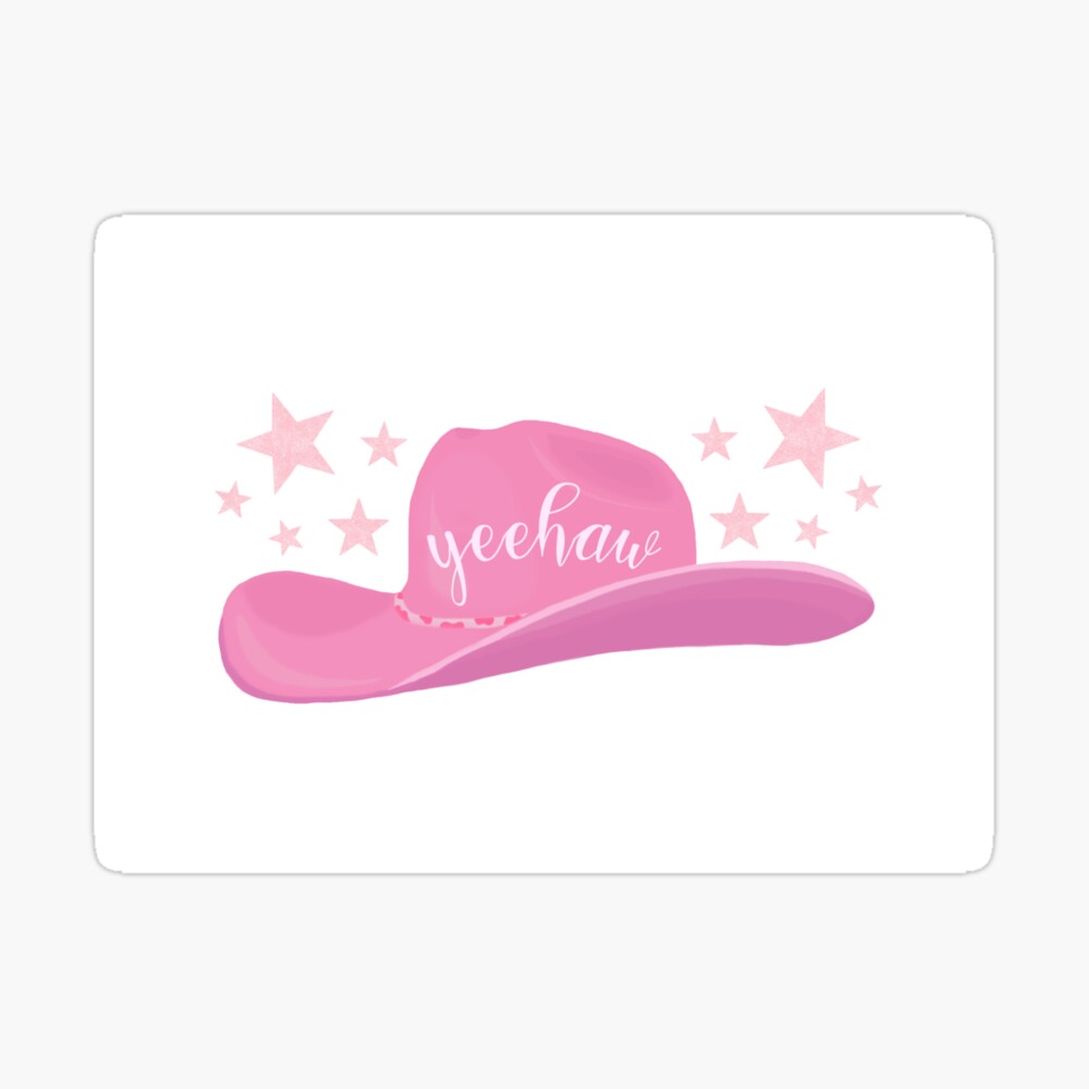 Pink Cowboy Hat Yeehaw Pin for Sale by Chloewu