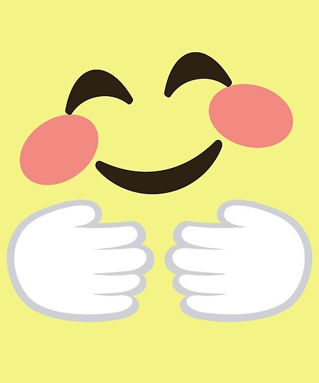 "Emoji Helping and Healing Hands" Poster by teeandmee | Redbubble