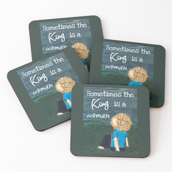 Item preview, Sometimes the king is a woman | girl funny quote t-shirt designed and sold by NathBros.