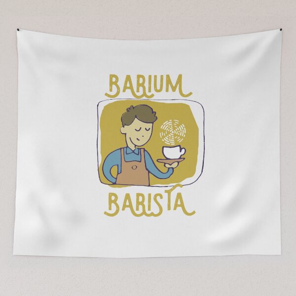 Item preview, Barium Barista CT MRI X-Ray Design for a X-Ray Technician designed and sold by sebastian3210.