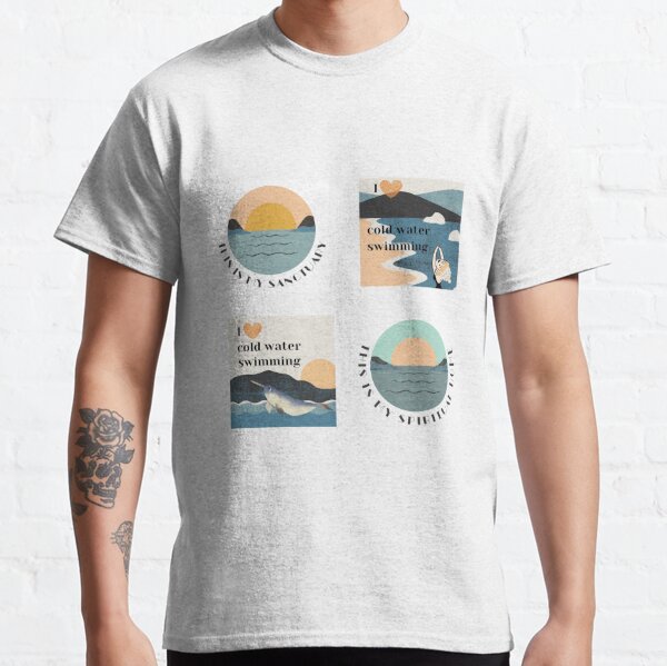 Cold Water Swimming T-Shirts for Sale