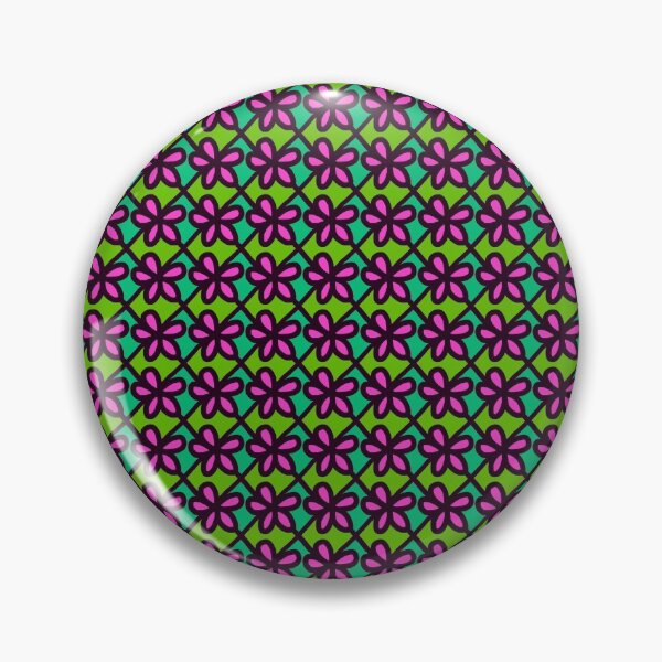 Item preview, Purple flower on green background pattern designed and sold by RafaelLima7.