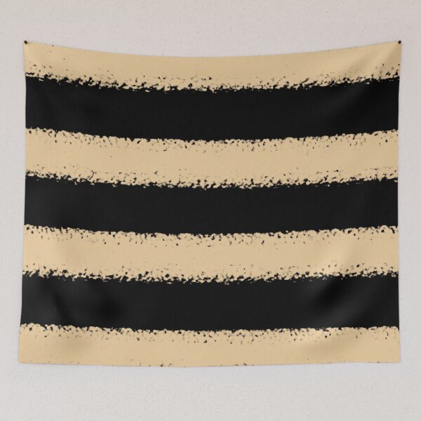 Item preview, Peach and Black Horizontal Stripe Pattern Pairs Sherwin Williams 2022 Popular Color Peace Yellow SW 2857 - Colour Trends- Shade - Hue designed and sold by ColorOfTheYears.