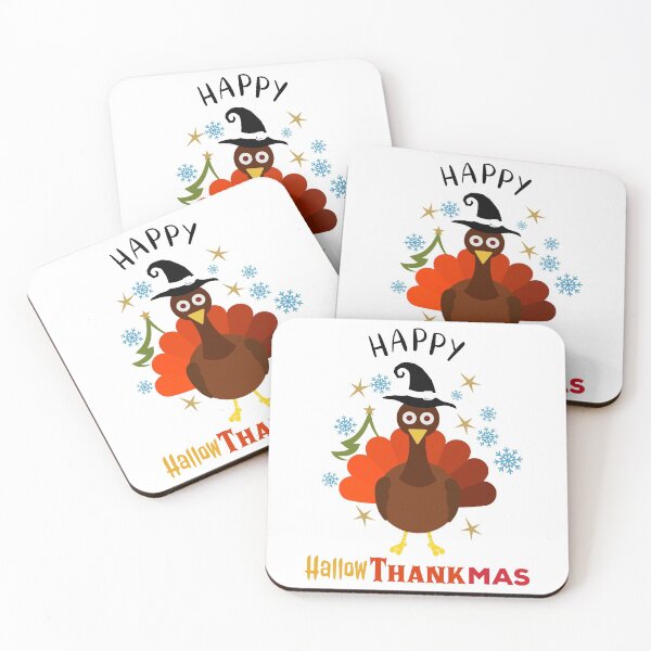 Item preview, HallowThanksMas - Funny Holiday Happy HallowThanksMas Halloween Christmas Thanksgiving Family designed and sold by ALITOPRINCE.