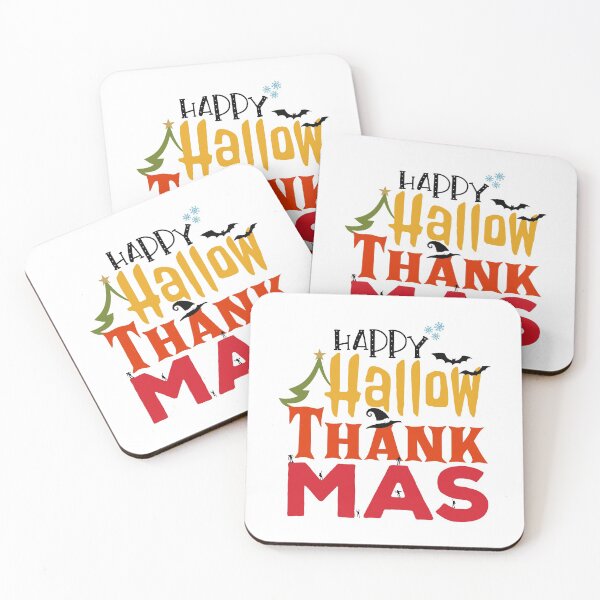 Item preview, HallowThanksMas - Funny Holiday Happy HallowThanksMas Halloween Christmas Thanksgiving Family designed and sold by ALITOPRINCE.