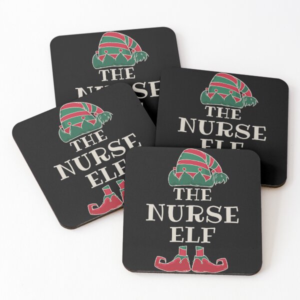 Item preview, The Nurse Elf Funny Christmas Matching Pjs designed and sold by Echo Dusk.