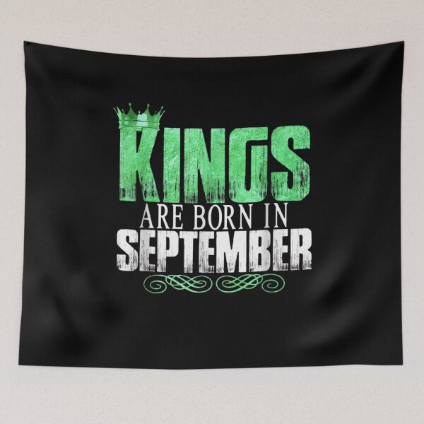 Item preview, Kings Are Born In September Birthday T-Shirt designed and sold by spolayastore.