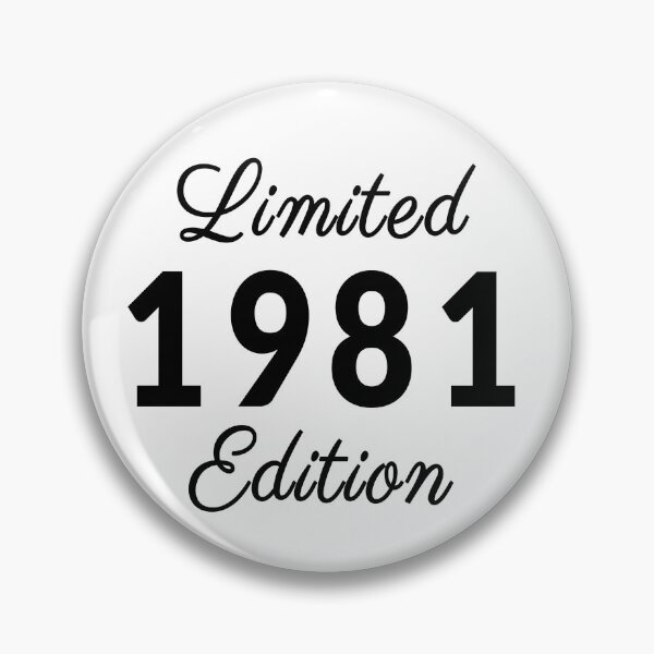 Item preview, 1981 birthday designed and sold by Simple Text.
