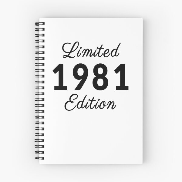 Item preview, 1981 birthday designed and sold by Simple Text.