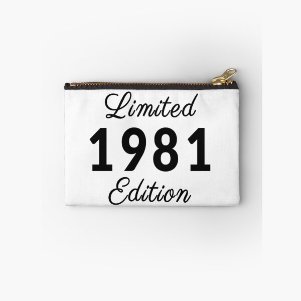 Item preview, 1981 birthday designed and sold by Simple Text.