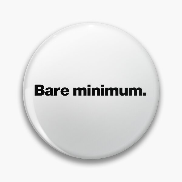 Item preview, Bare Minimum (black) designed and sold by dudethecreator.